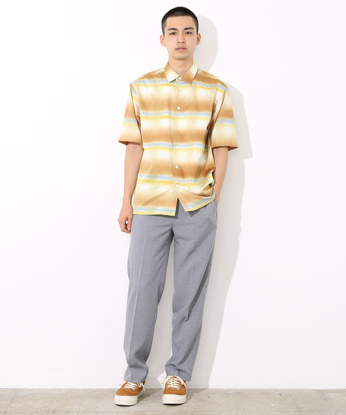 ADAM ET ROPE'（アダムエロペ）の「ポリトロイージースラックス（スラックス・メンズ・チャコールグレー/ライトグレー/ダークブラウン・M/L）」の13枚目の写真