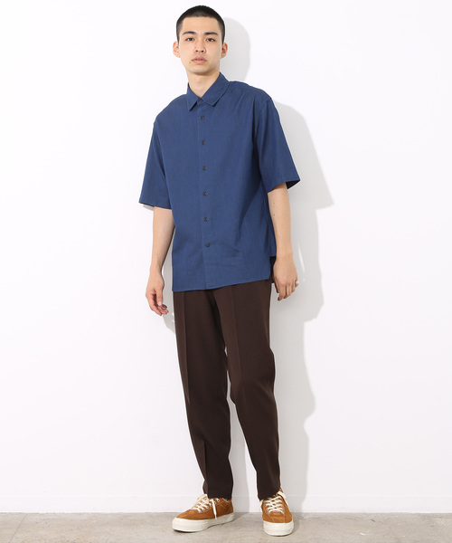 ADAM ET ROPE'（アダムエロペ）の「ポリトロイージースラックス（スラックス・メンズ・チャコールグレー/ライトグレー/ダークブラウン・M/L）」の15枚目の写真