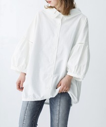 『ふんわりパフスリーブブラウス』