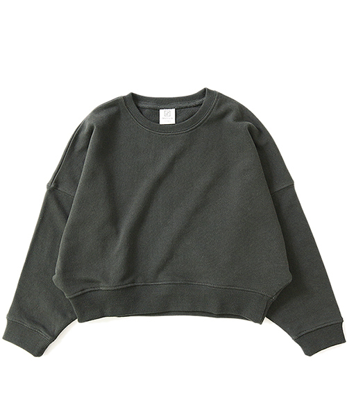 devirock(デビロック)の「ワイドショート丈スウェット長袖トレーナー(スウェット・キッズ・モカ/杢グレー/パープル系その他/スミクロ/ダークグリーン・120cm/140cm/150cm/100cm/160cm/110cm/130cm)」の15枚目の写真