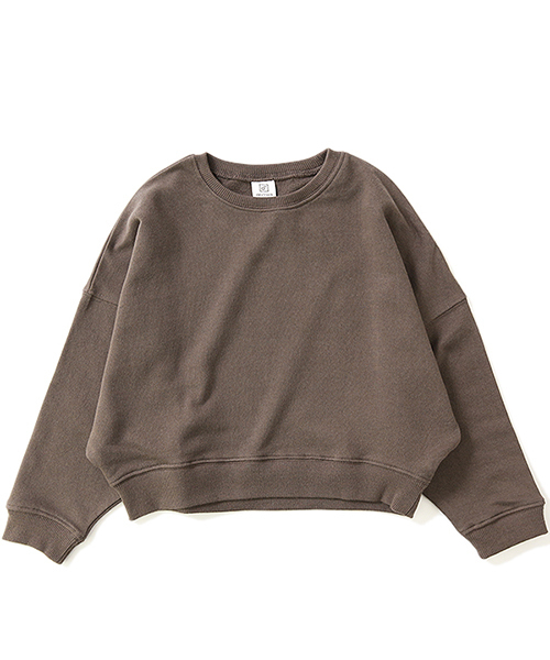 devirock(デビロック)の「ワイドショート丈スウェット長袖トレーナー(スウェット・キッズ・モカ/杢グレー/パープル系その他/スミクロ/ダークグリーン・120cm/140cm/150cm/100cm/160cm/110cm/130cm)」の17枚目の写真