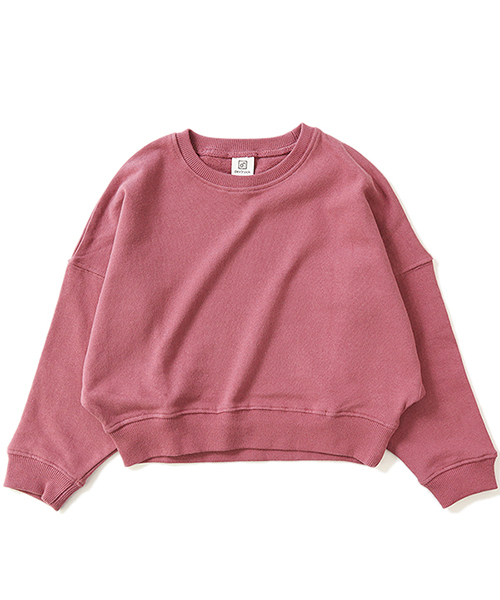 devirock(デビロック)の「ワイドショート丈スウェット長袖トレーナー(スウェット・キッズ・モカ/杢グレー/パープル系その他/スミクロ/ダークグリーン・120cm/140cm/150cm/100cm/160cm/110cm/130cm)」の19枚目の写真