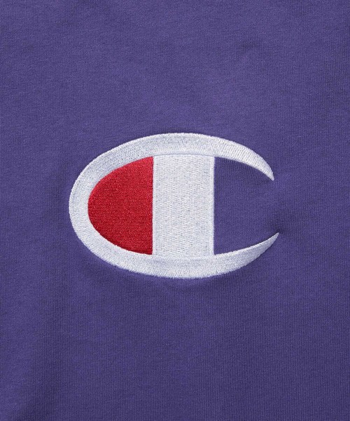 JUNRED（ジュンレッド）の「CHAMPION C刺繍T（Tシャツ/カットソー・メンズ・ホワイト/ブラック/パープル・M/L）」の7枚目の写真