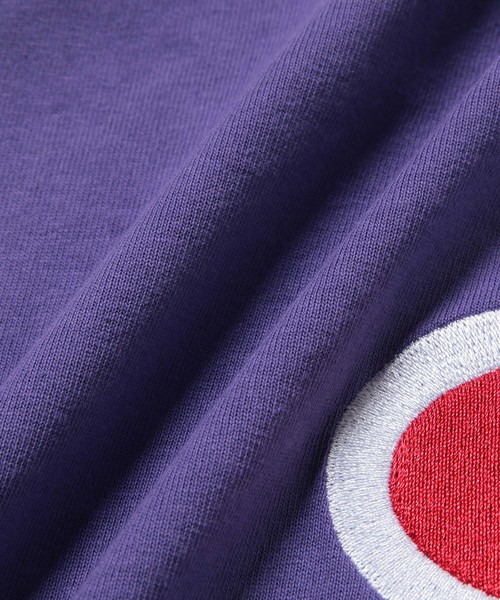 JUNRED（ジュンレッド）の「CHAMPION C刺繍T（Tシャツ/カットソー・メンズ・ホワイト/ブラック/パープル・M/L）」の8枚目の写真