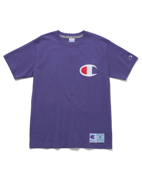 JUNRED（ジュンレッド）の「CHAMPION C刺繍T（Tシャツ/カットソー・メンズ・ホワイト/ブラック/パープル・M/L）」の10枚目の写真
