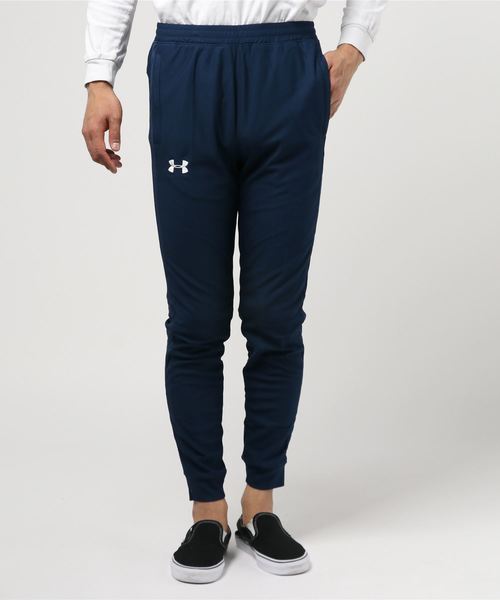 UNDER ARMOUR（アンダーアーマー）の「メンズ ライフスタイルジョガーパンツ /  スポーツスタイルピケジョガー【セットアップ対応商品】（その他パンツ・メンズ・ブラック/インディゴブルー・SM/XL/LG/MD/3XL）」の9枚目の写真