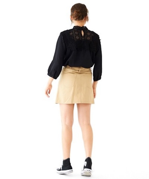 flower（フラワー）の「ワンダフルフラワーブラウス（シャツ/ブラウス・レディース・ホワイト/ブラック/ピンク/ブルー・FREE）」の19枚目の写真