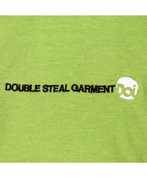 DOUBLE STEAL（ダブルスティール）の「Simple Stick DOU embroidery 裏起毛プルパーカー（パーカー・メンズ・ブラック/ベージュ/トップグレー/ライトグリーン・MEDIUM/LARGE/X-LARGE）」の11枚目の写真