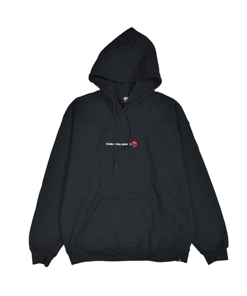 DOUBLE STEAL（ダブルスティール）の「Simple Stick DOU embroidery 裏起毛プルパーカー（パーカー・メンズ・ブラック/ベージュ/トップグレー/ライトグリーン・MEDIUM/LARGE/X-LARGE）」の14枚目の写真