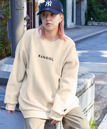 KANGOL | MONO-MART×KANGOL カンゴール ビッグシルエットボアクルーネックスウェット(スウェット)