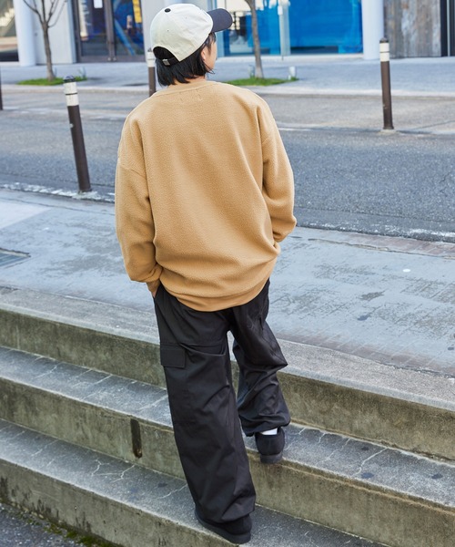 MONO-MART×KANGOL カンゴール ビッグシルエット ボア クルー