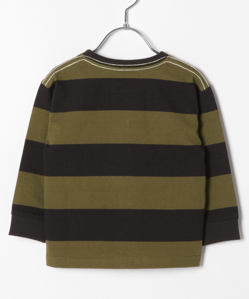 IN THE HOUSE(インザハウス)の「キッズ【IN THE HOUSE】ボーダーT/824447(Tシャツ/カットソー・キッズ・ホワイト/ブラック・SMALL/MEDIUM/LARGE/X-LARGE/XX-LARGE)」の3枚目の写真