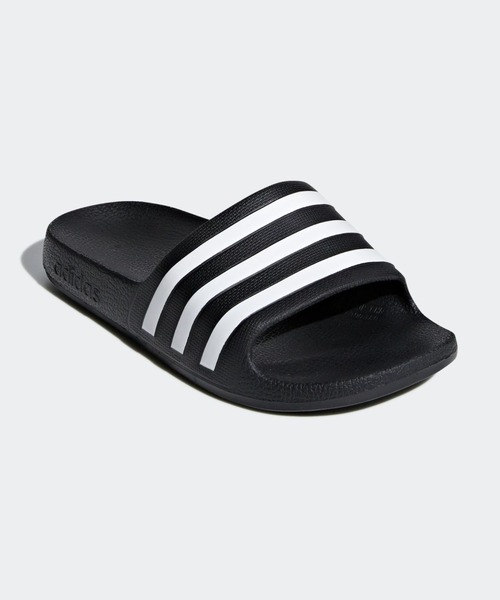 adidas（アディダス）の「アディレッタアクア [ADILETTE AQUA K] アディダス（キッズ/子供用） / アディダス adidas（サンダル・キッズ・ブラック×ホワイト/ホワイト×シルバー/ホワイト×ピンク/ブルー・17.0cm/18.0cm/19.0cm/20.0cm/21.0cm/22.0cm/23.0cm/18cm/24.0cm/25.0cm）」の9枚目の写真