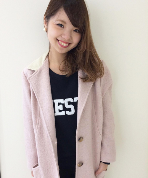 Kastane(カスタネ)の「コクーン衿切替コート(その他アウター・レディース・ネイビー/ピンクベージュ・FREE)」の12枚目の写真