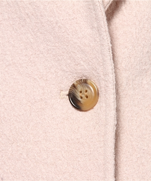 Kastane(カスタネ)の「コクーン衿切替コート(その他アウター・レディース・ネイビー/ピンクベージュ・FREE)」の11枚目の写真
