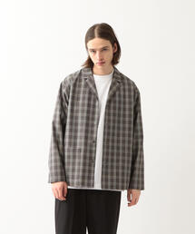 Steven Alan | ＜Steven Alan＞ T/W CHECK TAILORED OPEN COLLAR SHIRT-BOLD/シャツ(シャツ/ブラウス)
