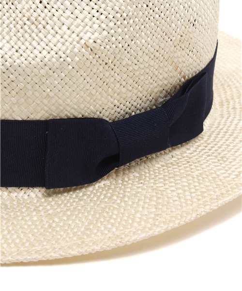 Ray BEAMS(レイビームス)の「○Ray BEAMS / ケンマソウ 中折れハット(ハット・レディース・ホワイト/ネイビー・ONE SIZE)」の4枚目の写真
