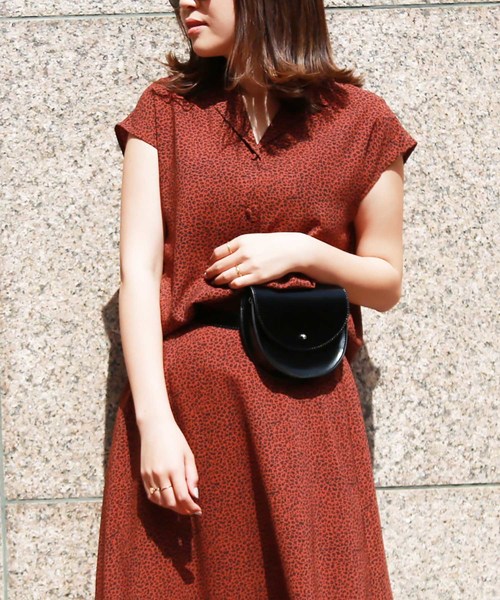 FREE'S MART(フリーズマート)の「◆アニマルパターンフレンチスリーブシャツ●(シャツ/ブラウス・レディース・ブラック系その他/ベージュ系その他/ブラウン系その他・FREE)」の7枚目の写真