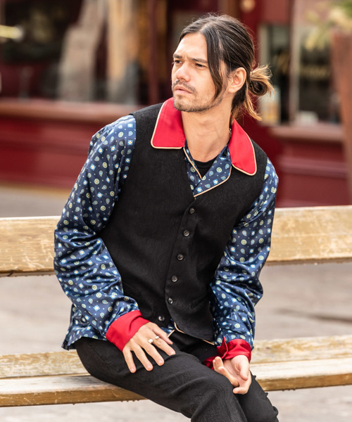 glamb�i�O�����j�́uPaisley gilet / �y�C�Y���[�W���i�x�X�g�j�v�b�u���b�N