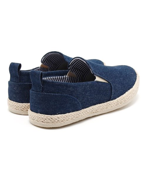 WEGO（ウィゴー）の「WEGO/ジュートソールスリッポン（スニーカー・メンズ・ダークインディゴブルー/レッド/ホワイト系その他/ブラック・27/26）」の6枚目の写真