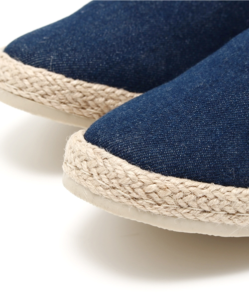 WEGO（ウィゴー）の「WEGO/ジュートソールスリッポン（スニーカー・メンズ・ダークインディゴブルー/レッド/ホワイト系その他/ブラック・27/26）」の7枚目の写真