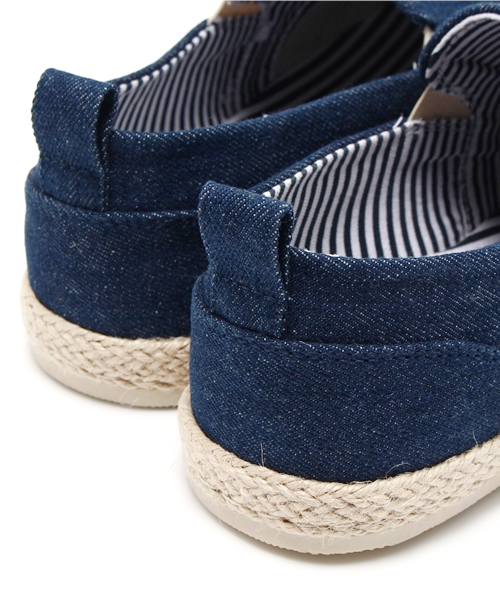 WEGO（ウィゴー）の「WEGO/ジュートソールスリッポン（スニーカー・メンズ・ダークインディゴブルー/レッド/ホワイト系その他/ブラック・27/26）」の8枚目の写真