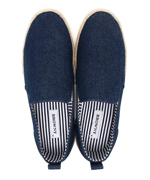 WEGO（ウィゴー）の「WEGO/ジュートソールスリッポン（スニーカー・メンズ・ダークインディゴブルー/レッド/ホワイト系その他/ブラック・27/26）」の9枚目の写真