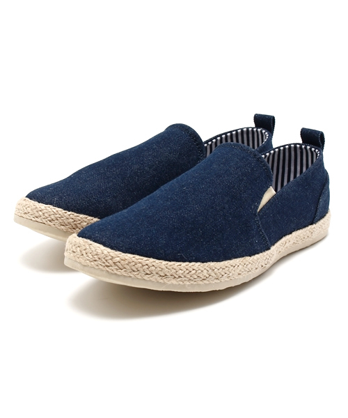 WEGO（ウィゴー）の「WEGO/ジュートソールスリッポン（スニーカー・メンズ・ダークインディゴブルー/レッド/ホワイト系その他/ブラック・27/26）」の15枚目の写真