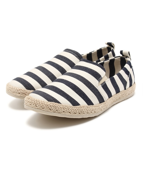 WEGO（ウィゴー）の「WEGO/ジュートソールスリッポン（スニーカー・メンズ・ダークインディゴブルー/レッド/ホワイト系その他/ブラック・27/26）」の12枚目の写真