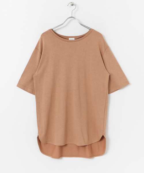 URBAN RESEARCH DOORS(アーバンリサーチドアーズ)の「5分袖ルーズカットソー∴(Tシャツ/カットソー・レディース・ブラウン/グレー/カーキ・ONE)」の21枚目の写真