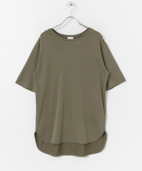 URBAN RESEARCH DOORS(アーバンリサーチドアーズ)の「5分袖ルーズカットソー∴(Tシャツ/カットソー・レディース・ブラウン/グレー/カーキ・ONE)」の19枚目の写真