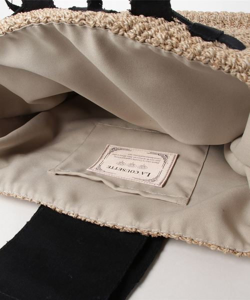 Banner Barrett（バナーバレット）の「スクエアカゴバッグ（かごバッグ・レディース・ブラック・FREE）」の4枚目の写真