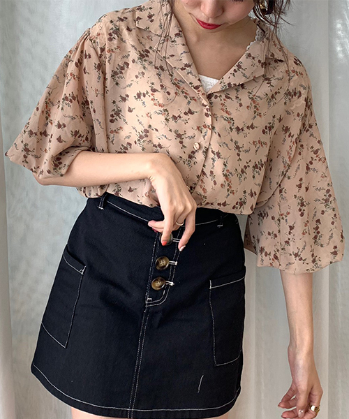 apres jour（アプレジュール）の「開襟袖ボリュームブラウス【ZOZOTOWN限定アイテム】（シャツ/ブラウス・レディース・ベージュ/オフホワイト/スモークピンク/モカ・フリー）」の16枚目の写真