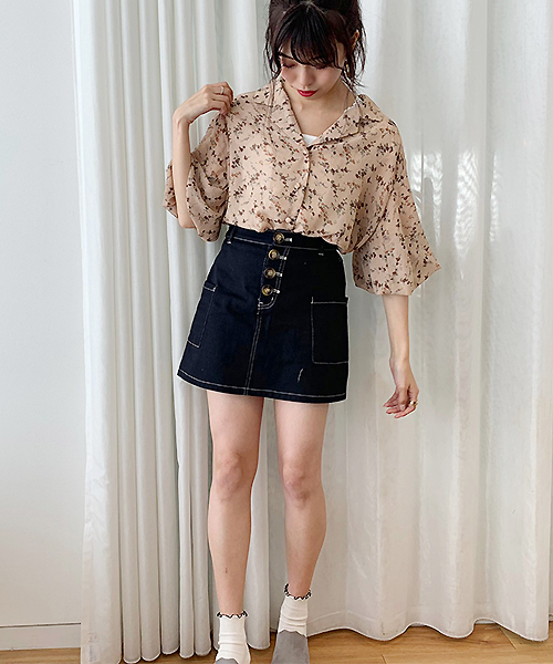 apres jour（アプレジュール）の「開襟袖ボリュームブラウス【ZOZOTOWN限定アイテム】（シャツ/ブラウス・レディース・ベージュ/オフホワイト/スモークピンク/モカ・フリー）」の19枚目の写真