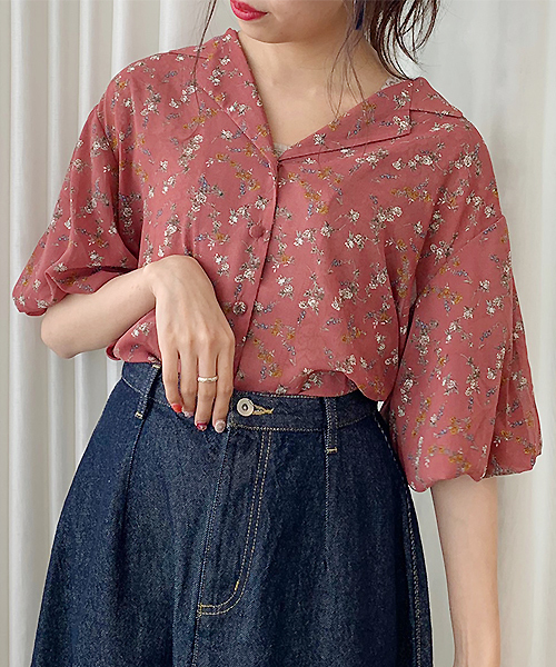 apres jour（アプレジュール）の「開襟袖ボリュームブラウス【ZOZOTOWN限定アイテム】（シャツ/ブラウス・レディース・ベージュ/オフホワイト/スモークピンク/モカ・フリー）」の21枚目の写真