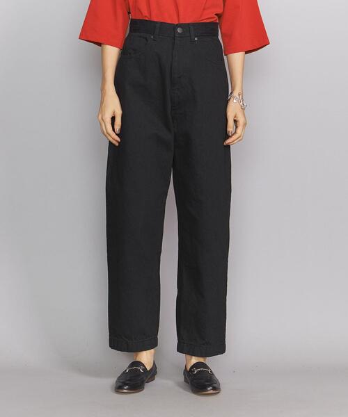 BEAUTY&YOUTH UNITED ARROWS(ビューティーアンドユースユナイテッドアローズ)の「BY デニムハイウエストペグトップパンツо(デニムパンツ・レディース・ネイビー/ブラック・SMALL/MEDIUM)」の17枚目の写真