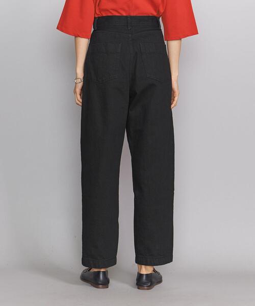 BEAUTY&YOUTH UNITED ARROWS(ビューティーアンドユースユナイテッドアローズ)の「BY デニムハイウエストペグトップパンツо(デニムパンツ・レディース・ネイビー/ブラック・SMALL/MEDIUM)」の15枚目の写真