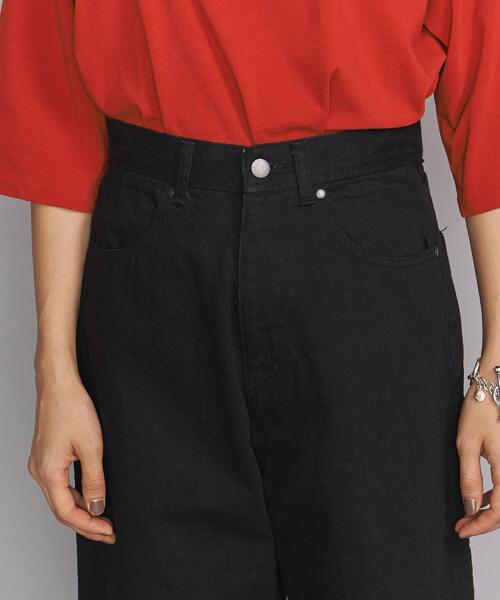 BEAUTY&YOUTH UNITED ARROWS(ビューティーアンドユースユナイテッドアローズ)の「BY デニムハイウエストペグトップパンツо(デニムパンツ・レディース・ネイビー/ブラック・SMALL/MEDIUM)」の14枚目の写真