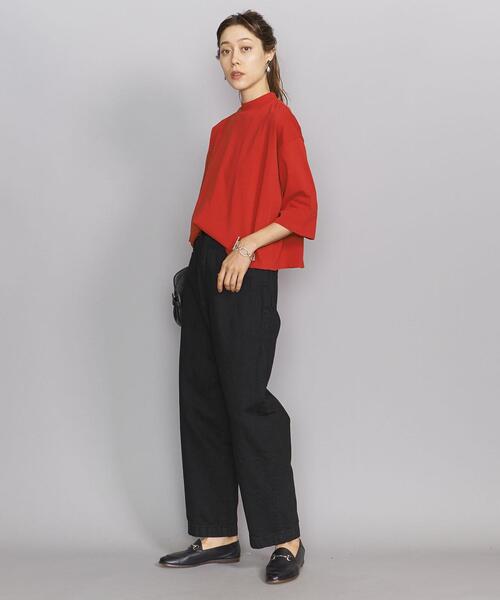 BEAUTY&YOUTH UNITED ARROWS(ビューティーアンドユースユナイテッドアローズ)の「BY デニムハイウエストペグトップパンツо(デニムパンツ・レディース・ネイビー/ブラック・SMALL/MEDIUM)」の8枚目の写真