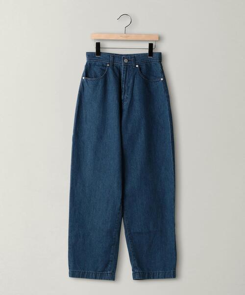 BEAUTY&YOUTH UNITED ARROWS(ビューティーアンドユースユナイテッドアローズ)の「BY デニムハイウエストペグトップパンツо(デニムパンツ・レディース・ネイビー/ブラック・SMALL/MEDIUM)」の5枚目の写真