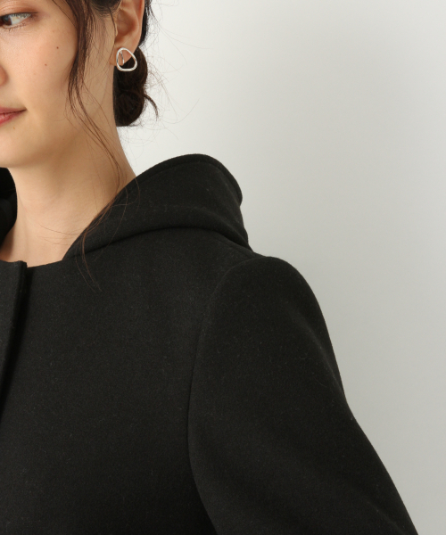 GLOBAL WORK（グローバルワーク）の「軽やかストレッチ2WAYショートコート/834468（その他アウター・レディース・ブラック/グレー/ブラウン/ベージュ・SMALL/MEDIUM/LARGE）」の14枚目の写真