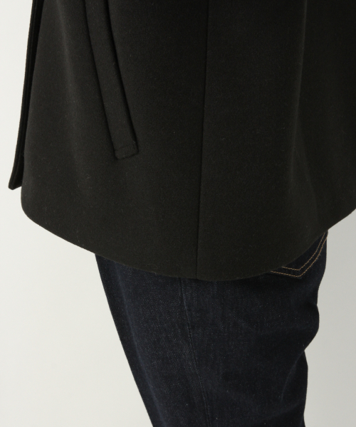 GLOBAL WORK（グローバルワーク）の「軽やかストレッチ2WAYショートコート/834468（その他アウター・レディース・ブラック/グレー/ブラウン/ベージュ・SMALL/MEDIUM/LARGE）」の5枚目の写真