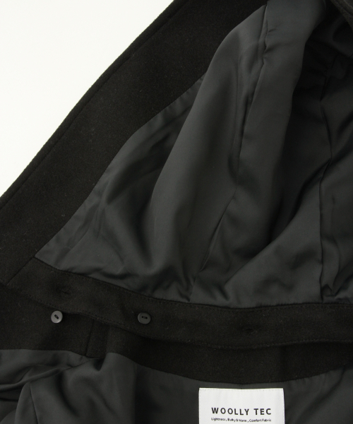 GLOBAL WORK（グローバルワーク）の「軽やかストレッチ2WAYショートコート/834468（その他アウター・レディース・ブラック/グレー/ブラウン/ベージュ・SMALL/MEDIUM/LARGE）」の13枚目の写真