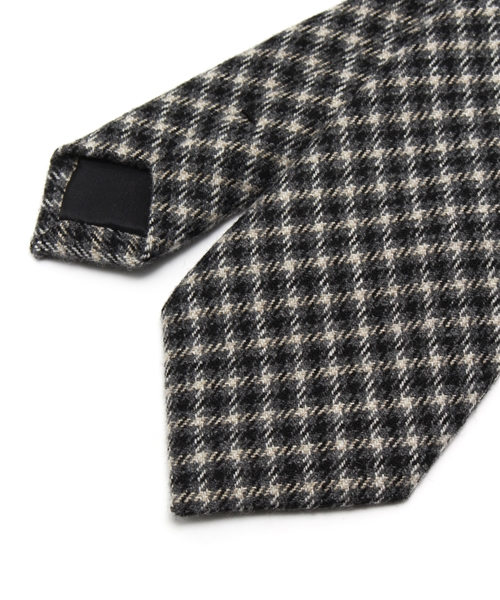 WEGO（ウィゴー）の「WEGO/千鳥格子ネクタイ（ネクタイ・メンズ・ブラック・FREE）」の3枚目の写真