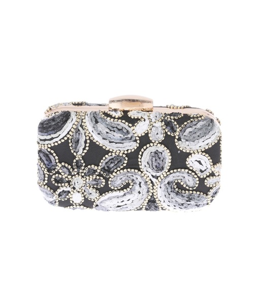 fifth（フィフス）の「フラワー刺繍クラッチバッグ（クラッチバッグ・レディース・ブラック・FREE）」の4枚目の写真