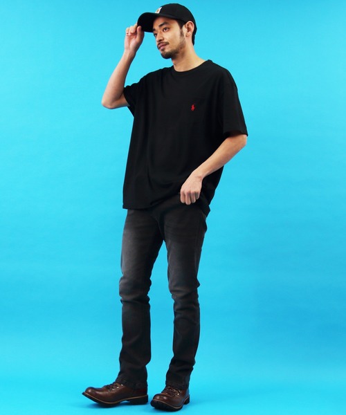 POLO RALPH LAUREN（ポロ ラルフ ローレン）の「ポロ ラルフローレン クルーポケット Ｔシャツ（Tシャツ/カットソー・メンズ・ホワイト/ブラック/ネイビー/レッド・SMALL/MEDIUM/LARGE）」の17枚目の写真