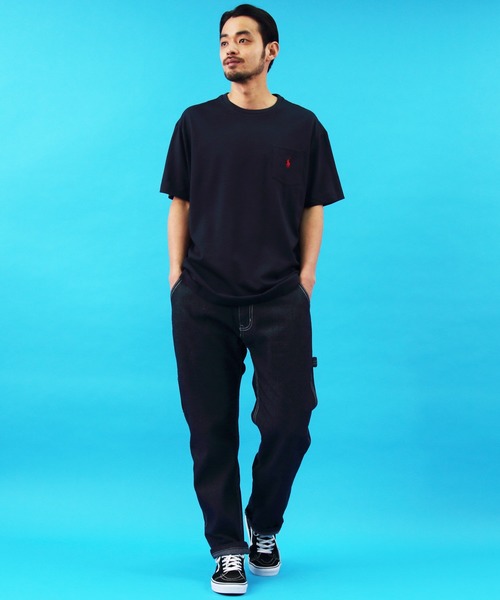 POLO RALPH LAUREN（ポロ ラルフ ローレン）の「ポロ ラルフローレン クルーポケット Ｔシャツ（Tシャツ/カットソー・メンズ・ホワイト/ブラック/ネイビー/レッド・SMALL/MEDIUM/LARGE）」の19枚目の写真