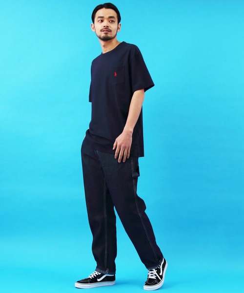 POLO RALPH LAUREN（ポロ ラルフ ローレン）の「ポロ ラルフローレン クルーポケット Ｔシャツ（Tシャツ/カットソー・メンズ・ホワイト/ブラック/ネイビー/レッド・SMALL/MEDIUM/LARGE）」の21枚目の写真