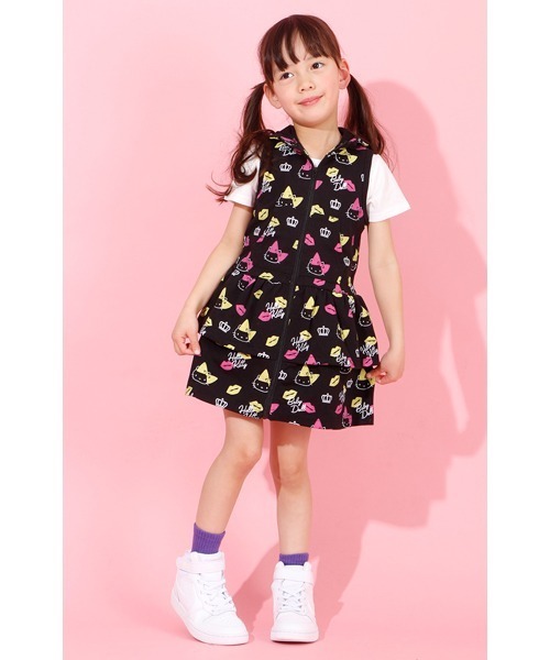 セール サンリオ キャラクター総柄ジャンパースカート 32k ワンピース Babydoll ベビードール のファッション通販 Zozotown