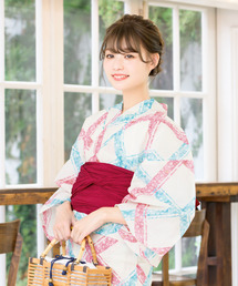 bonheur saisons | 選べるレディース浴衣2点セット （浴衣＋帯）「bonheur saisons/ボヌールセゾン」(浴衣)
